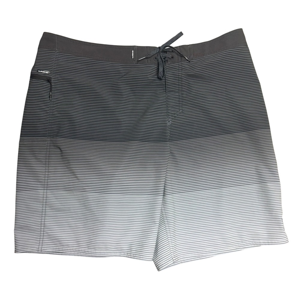 Quiksilver Men's Size 40 Black‎ Surfsilk 19" Beach Swim Boardshorts